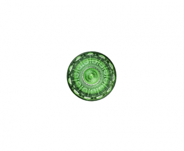 Champagner flute dark green